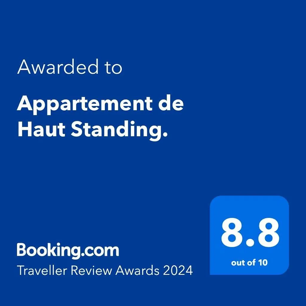 Apartment Appartement De Haut Standing. Marrakesh
